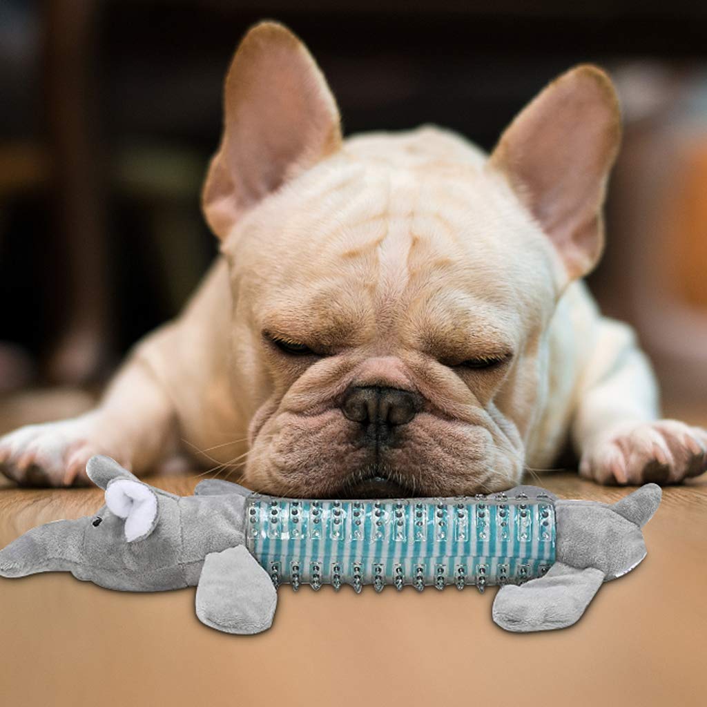 Qpets Dog Toys Pet Dog Puppy Cat Play Plush Stripe Gray Elephant Squeaky Sound Chew Toys Dog Accessories for Puppy Dog Teething Toys 1pcs Qpets Dog Toys Pet Dog Puppy Cat Play Plush Stripe Gray Elephant Squeaky Sound Chew Toys Dog Accessories for Puppy Dog Teething Toys 1pcs